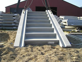 Hellingtrap nieuwe mal